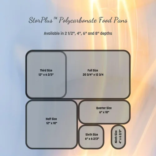 Miniatura 4 de Carlisle FoodService Products StorPlus - Recipiente para alimentos, 1/6 tamaño para servir y almacenar alimentos fríos o calientes, 1.1 cuartos