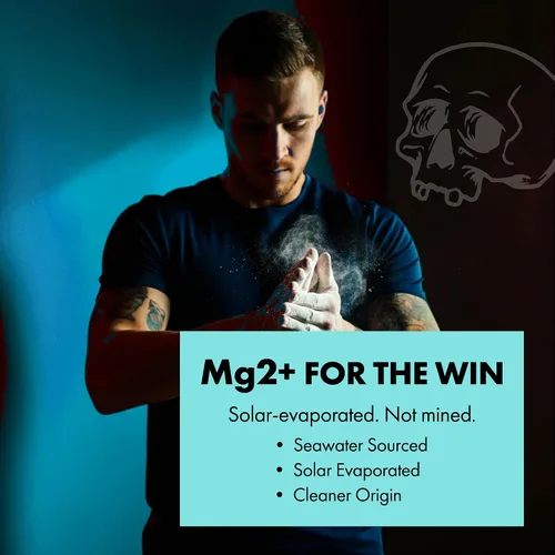 Miniatura 4 de Death Grip Bone DUST MG2+ - Tiza de escalada de 4.41 oz, polvo fino, carbonato de magnesio de agua de mar solar pura, gimnasio, gimnasia, escalada