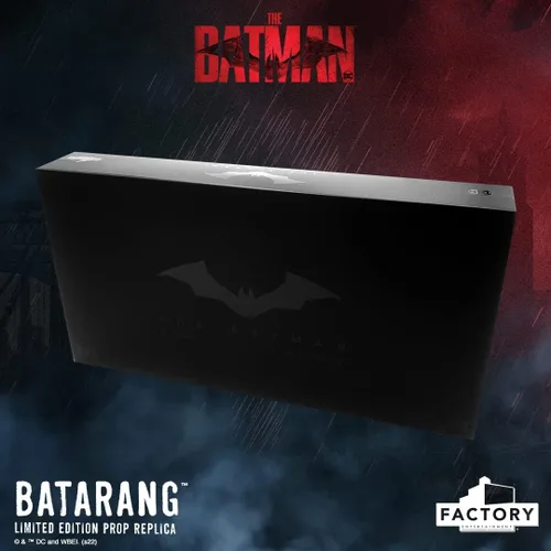Miniatura 12 de Factory Entertainment La réplica de Batman Batarang Edición Limitada