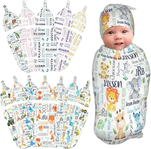 Miniatura 14 de Manta personalizada para bebé y niño con nombre, mantas de bebé personalizadas para niñas y niños con nombre, artículos personalizados para bebés