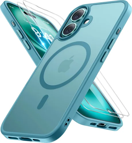 Miniatura 46 de Miracase Funda diseñada para iPhone SE 2022/SE 2020/7/8, funda multicolor de silicona a prueba de golpes (rojo)