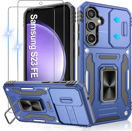 Miniatura 53 de Gritup para Samsung Galaxy S22 Funda con protectores de pantalla HD de 2 paquetes y cubierta deslizante para la cámara, protección contra caídas