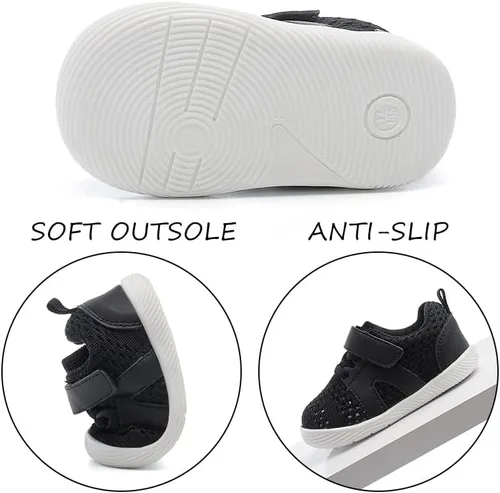 Miniatura 3 de Zapatos para bebés niños y niñas, antideslizantes, transpirables, para bebés de 6 a 18 meses