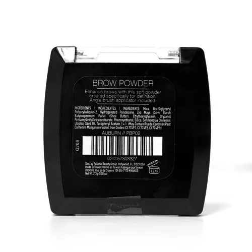 Miniatura 9 de Palladio Polvo para Cejas, Polvo Suave y Natural para Cejas con Aceite de Jojoba y Manteca de Karité, Ayuda a Mejorar y Definir las Cejas