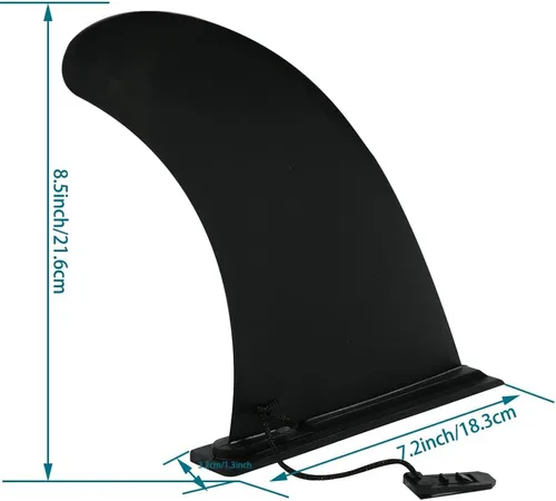 Miniatura 2 de Surf & SUP Aleta central desmontable para longboard, tabla de surf y paddleboard reemplazo de aleta rápida