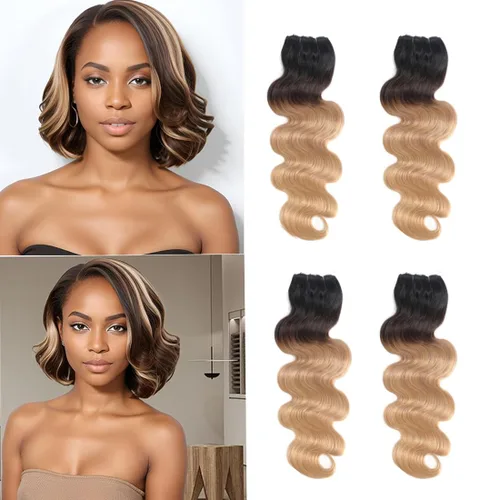 Miniatura 85 de Extensiones de pelo rizado brasileño de Selina, pelo virgen brasileño, 100 gramos/paquete, color natural (16 pulgadas, rizado)