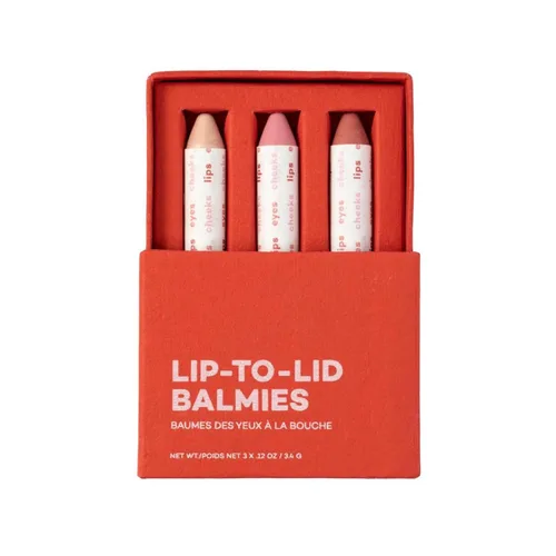 Miniatura 13 de Axiology Crayones multibarra para ojos, labios, mejillas, bálmicos, juego de regalo dúo, cremoso, construible, ligero, hidratante, rubor, barra