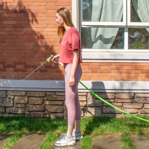 Miniatura 8 de Fevone Manguera Líder de Jardín de 3 pies, Manguera de Agua Híbrida Ligera, Flexible y Duradera, Conexiones Libres de Fugas Flexible Hybrid