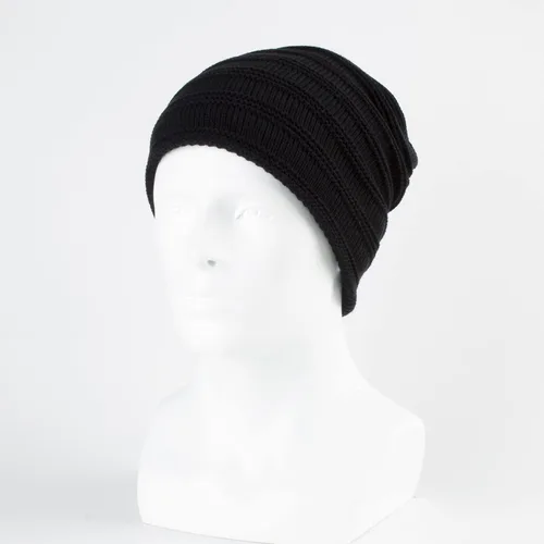 Miniatura 3 de LANGZHEN Gorro holgado para hombre, gorro de punto con forro cálido de invierno para chicos, gorro cálido suave y grueso