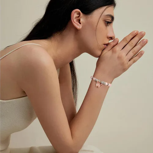Miniatura 4 de Pulseras de amatista para mujer, pulsera de cuentas curativas de piedra natural, alivio del estrés y la ansiedad, cristales de sandía, piedra lunar