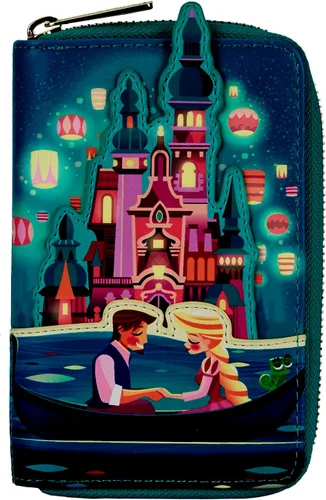 Miniatura 4 de Loungefly Disney Tangled Princess Castle - Cartera con cremallera alrededor