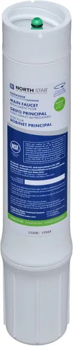 Miniatura 2 de North Star Filtro de repuesto de flujo completo para grifo principal (7358284) Para sistema de filtración de agua North Star NSDW300 debajo