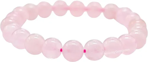 Miniatura 41 de Amazing Gemstone Pulsera de cristal para mujeres y hombres, pulsera de cristal curativo de protección, pulsera elástica con cuentas de piedras