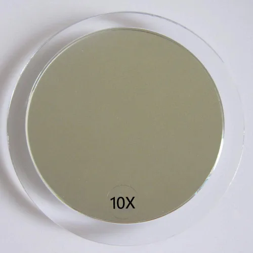 Miniatura 7 de SANTOO Espejo de aumento 10X – con 3 ventosas de montaje – utilizado para maquillaje preciso – Cejas/Pinzas – Eliminación de puntos negros y manchas