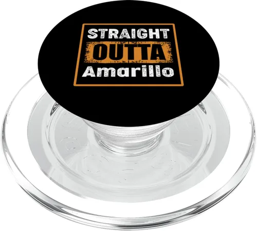 Miniatura 7 de Straight Outta Amarillo Texas USA Retro Distressed Vintage PopSockets Adhesive PopGrip