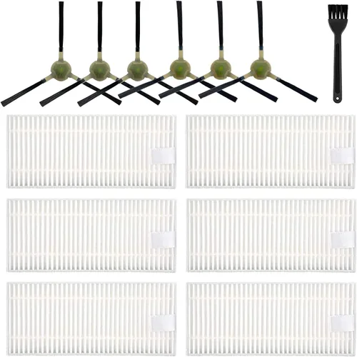 Paquete de 12 filtros de repuesto compatibles con aspiradora robot OKP Life K2 K3 K3A K4 K5 y Lefant M210 M210S M210B M213, piezas de repuesto okp