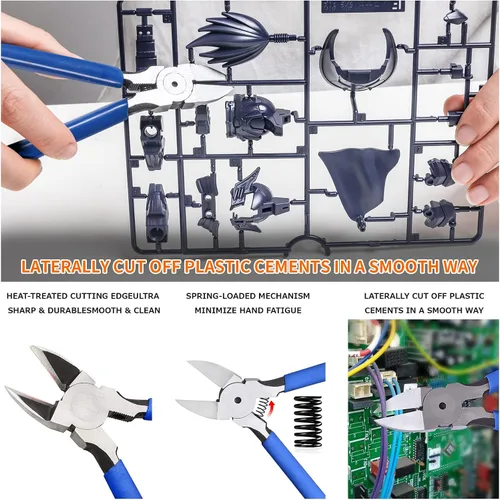 Miniatura 3 de HIJIRH Kit de herramientas de modelado de 108 piezas, herramientas básicas para manualidades, kit de herramientas de construcción para Gundam