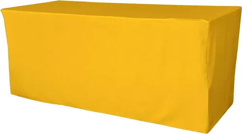 Miniatura 20 de LA Linen Mantel ajustable de popelina de poliéster, 96.2 in de largo x 30.0 in de ancho x 76.2
