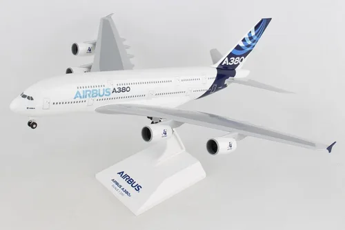 Miniatura 3 de Daron Skymarks Airbus A380-800 H/C con tren de aterrizaje, escala 1/200, blanco