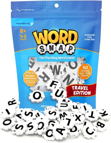Edición de viaje de juego de estrategia de palabras, rompecabezas de palabras para adultos, familia y niños, divertido juego para mayores de 8 años,