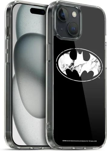 Miniatura 421 de Head Case Designs Funda de gel con licencia oficial de Batman DC Comics Bat Signal Logos [protección de grado militar] compatible con Apple iPhone 7