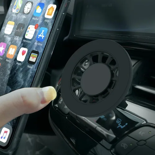 Miniatura 8 de BEERTE Soporte para teléfono compatible con Toyota CHR 2025-2017 con ventilación de aire ajustable para salpicadero de automóvil, soporte