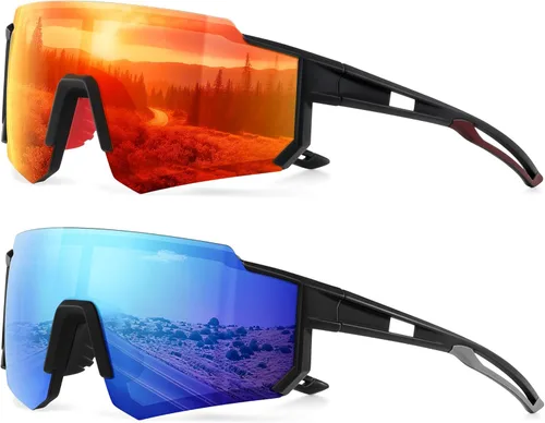 Miniatura 10 de Gafas de sol polarizadas deportivas para hombres y mujeres, gafas de sol para pesca, ciclismo, bicicleta de montaña, béisbol con protección UV Marco