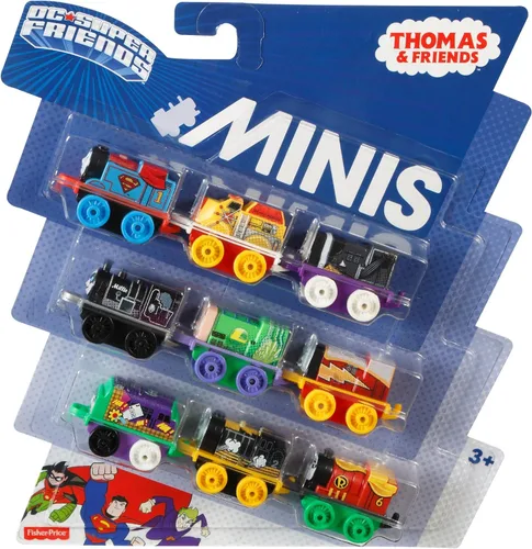 Miniatura 4 de Fisher-Price Thomas & Friends MINIS, DC Super Friends #1 (paquete de 9)