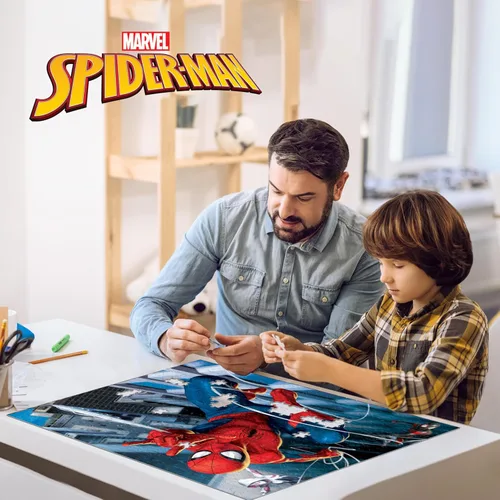 Miniatura 7 de Prime 3D Marvel Spider-Man - Rompecabezas 3D de 500 piezas para adultos y niños, actividad de movimiento y profundidad de 24 x 18 pulgadas, regalo