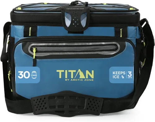 Miniatura 15 de Titan by Arctic Zone Deep Freeze Cooler - Zipperless Hardbody Cooler - Deep Freeze Insulation, HardBody Liner, and SmartShelf Seagrass