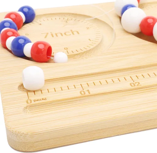 Miniatura 4 de 300 cuentas acrílicas grandes de agujero para manualidades y cabello de 0.394 in x 0.472 in, cuentas acrílicas con agujero grande de 0.224 in