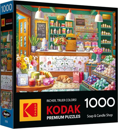 Miniatura 9 de RoseArt - Kodak Premium - Invernadero victoriano - Rompecabezas de 1000 piezas para adultos