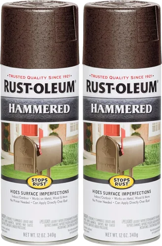 Miniatura 30 de Rust-Oleum 210849 - Pintura en aerosol martillada para prevención del óxido, 12 onzas, cobre