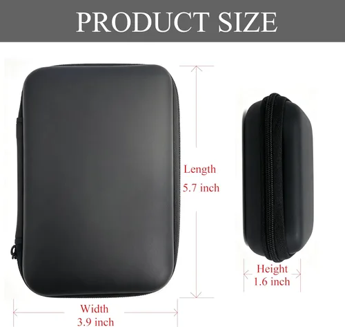 Miniatura 2 de Estuche para cargador, mini estuche organizador de cables, bolsa de bolsa, organizador de cargador pequeño, bolsa de transporte de almacenamiento