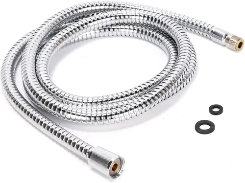 Manguera extraíble para grifo de cocina, acero inoxidable (M15 y G1/2) 78 pulgadas, repuesto compatible con Grohe, Ladylux, EuroPlus, Alira