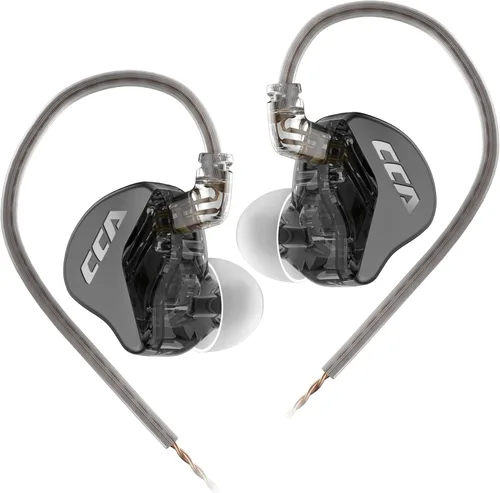 Miniatura 7 de Monitor intrauditivo CCA CRA - Auriculares IEM con controlador dinámico de diafragma ultrafino, auriculares con graves con cable extraíble de 2
