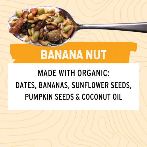 Miniatura 4 de Wildway Granola Keto Nuez de plátano Cereal certificado sin gluten, sin granos, vegano, bajo en carbohidratos Sin azúcar añadido Apto