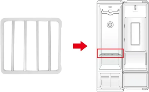 Miniatura 3 de SAZER LG Styler Shelf para modelos de la serie S3 (solo modelos de 3 trajes) S3MFBN, S3WFBN, S3RFBN, S3CW