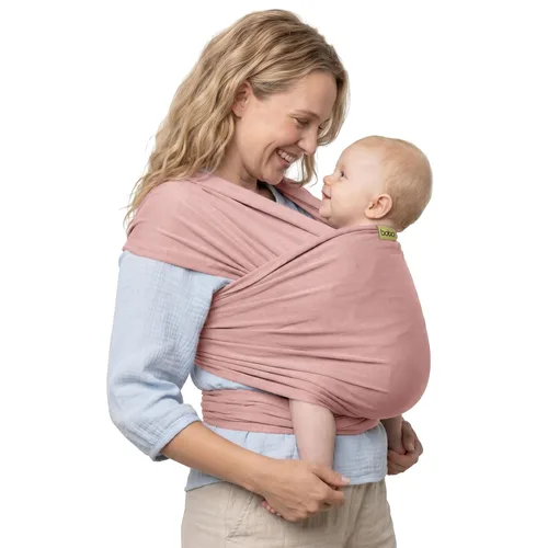 Miniatura 9 de Serenity Achillea - Portabebés elástico - Recién nacido a niño pequeño (7-35 libras) - Portabebés manos libres