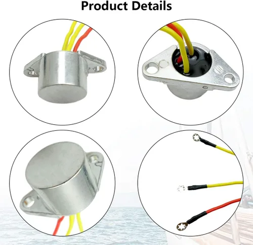 Miniatura 7 de Rectificador fuera de borda 3 cables para Johnson Evinrude 1980-2001 15 60 65 75 85 88 9.9 90 100 110 112 115 140 150 175 200 235 HP, reemplazo