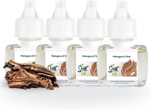 Miniatura 16 de Scent Fill Ambientador enchufable de sidra de manzana, 4 recambios de aceite perfumado