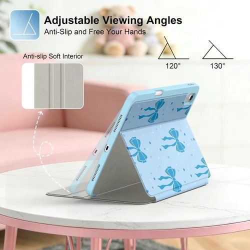 Miniatura 5 de Supveco Funda para iPad (A16) de 11ª generación de 11 pulgadas (2025), iPad de 10ª generación de 10.9 pulgadas (2022) con soporte para lápiz, funda