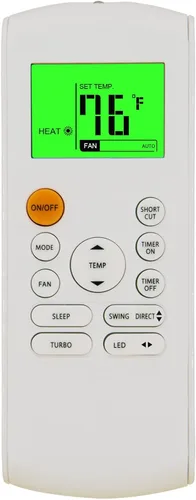 Mando a distancia de repuesto para aire acondicionado Midea MRCOOL FRIMEC Klimaire RG57B1/BGE RG57B2/BGE RG57B/BGE RG57/BGE RG57A6/BGEF RG57A7/BGEF