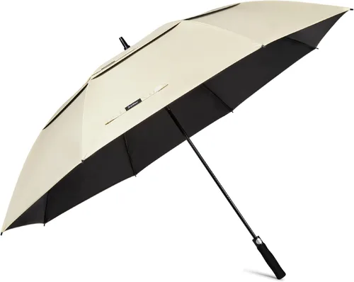 Miniatura 3 de G4Free Paraguas de golf con protección UV de 47/54/62/68 pulgadas, con apertura automática, doble toldo con ventilación de gran tamaño, extra