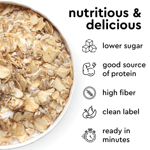 Miniatura 8 de Mylk Labs Paquete variado de tazas de avena con proteína, grano integral, bajo en azúcar, alto en fibra con superalimentos, rápido y fácil