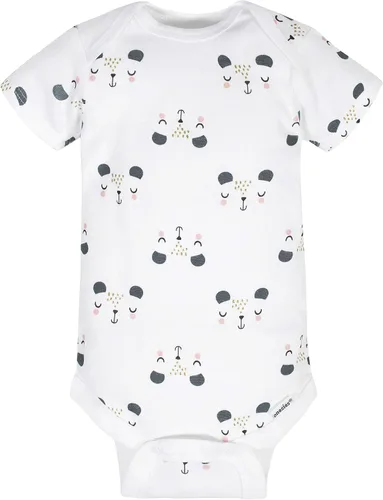 Miniatura 6 de Gerber Onesies Paquete de 8 mamelucos de manga corta para niñas bebés