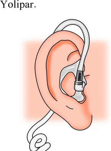 Miniatura 5 de Eardud Earmold de silicona suave de repuesto para Walkie Talkie Kit de audio de tubo acústico de aire (tres colores, mediano (3 pares))