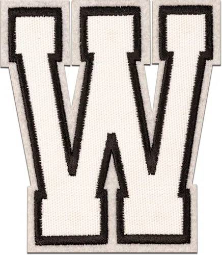 Miniatura 37 de Parches de letras termo-adhesivas de alta calidad – Lindas letras para ropa – Parche universitario para ropa – Letras bordadas de 4 1/2 parches