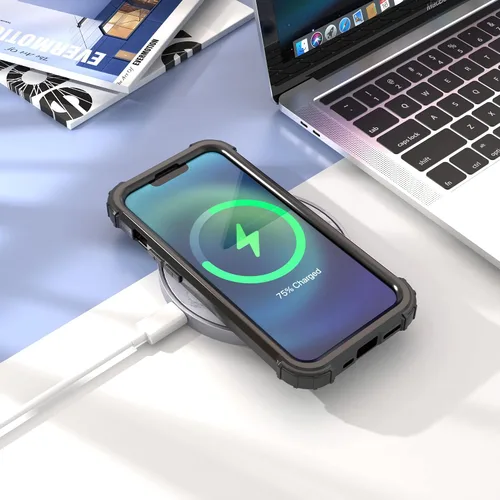 Miniatura 9 de IDweel Funda para iPhone 13 con Protector de Pantalla, para Funda iPhone 14, Híbrida Resistente a Golpes de Servicio Pesado Protección Cubierta Dura