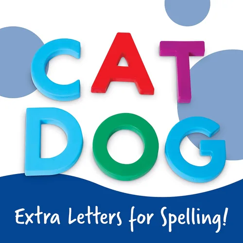 Miniatura 4 de Learning Resources Juego de letras mayúsculas y minúsculas magnéticas (80 piezas)